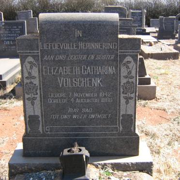 VOLSCHENK Elizabeth Catharina 1942-1966