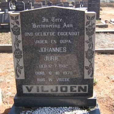 VILJOEN Johannes Jurie 1902-1975