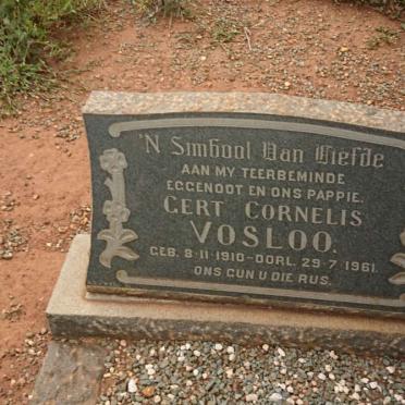 VOSLOO Gert Cornelis 1910-1961
