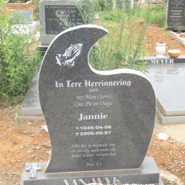 WYK Jannie, van 1946-2006
