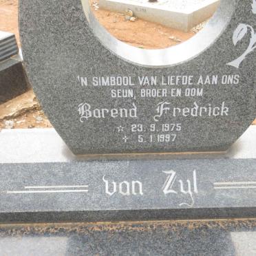 ZYL Barend Fredrick, van 1975-1997