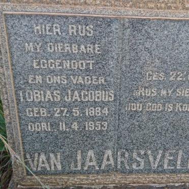 JAARSVELD Tobias Jacobus, van 1884-1953