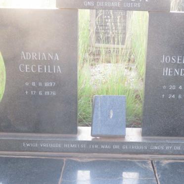 ROUX Josephus Hendrik, le 1884-1946 &amp; Adriana Ceceilia 1897-1976