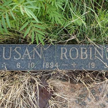 ROBINSON Susan 1894-1981