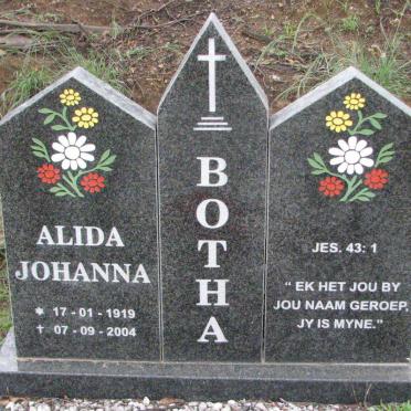 BOTHA Alida Johanna 1919-2004