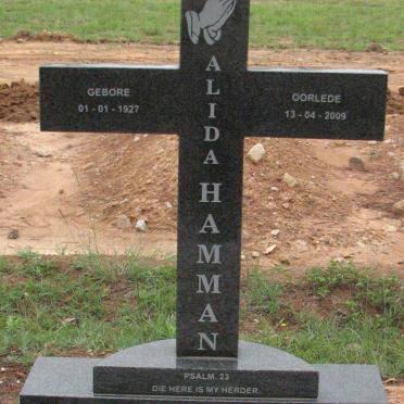 HAMMAN Alida 1927-2009