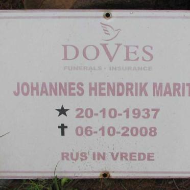 MARITZ Johannes Hendrik 1937-2008