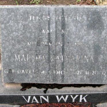 WYK Martha Catharina, van 1910-2002