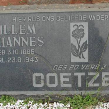 COETZER Willem Johannes 1885-1943 &amp; Susara M.P. VISSER 1891-1981
