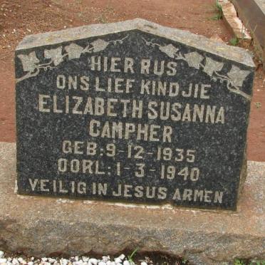 CAMPHER Elizabeth Susanna 1935-1940