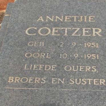 COETZEE Annetjie 1951-1951