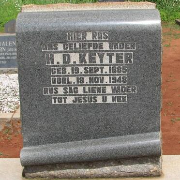 KEYTER H.D. 1885-1948
