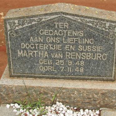 RENSBURG Martha, van 1948-1948