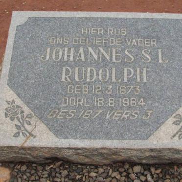RUDOLPH Johannes S.L. 1873-1964