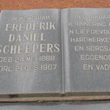 SCHEEPERS Frederik Daniël 1888-1967