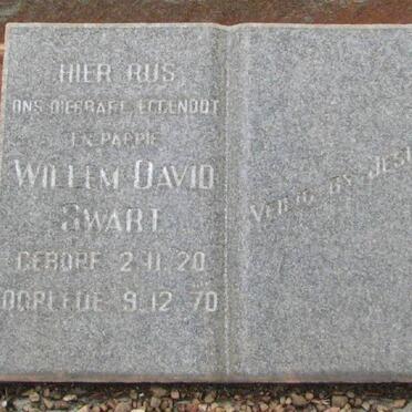 SWART Willem David 1920-1970