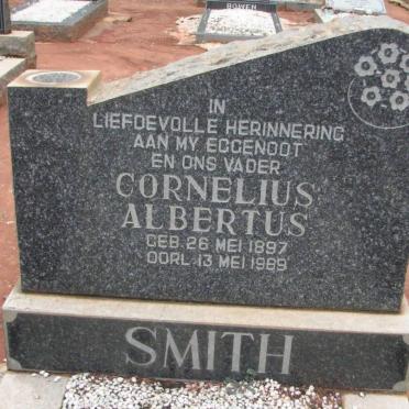 SMITH Cornelius Albertus 1897-1969