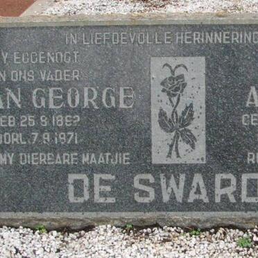 SWARDT Johan George, de 1892-1971 &amp; Anna Maria PRETORIUS 1896-1976