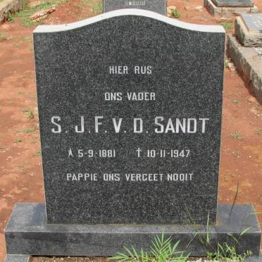 SANDT S.J.F., v.d. 1881-1947