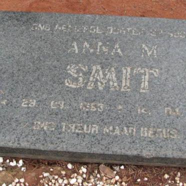SMIT Anna M. 1953-1973
