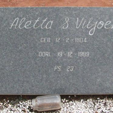 VILJOEN Aletta S. 1904-1989
