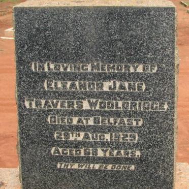 WOODRIDGE Tristram -1925 &amp; Eleanor Jane Tavers -1929