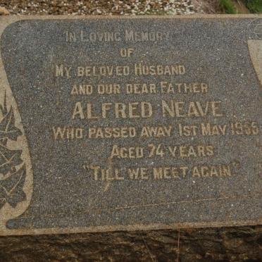 NEAVE Alfred -1955 &amp; Mary 1883-1973 