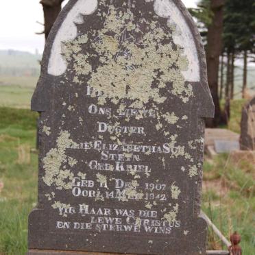 STEYN ?lie Elizabetha S? nee KRIEL 1907-1942