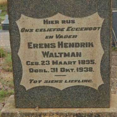 WALTMAN Erens Hendrik 1895-1938