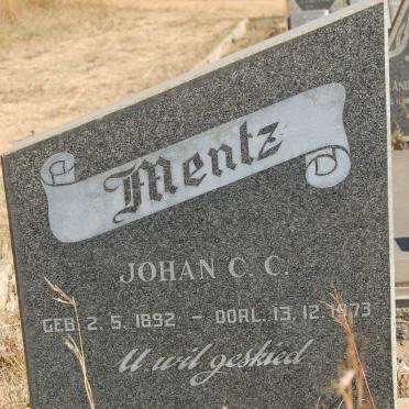 MENTZ Johan C.C. 1892-1973