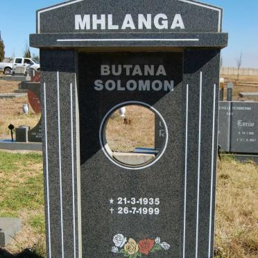 MHLANGA Butana Solomon 1935-1999