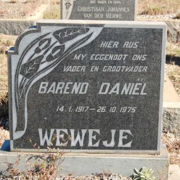 WEWEJE Barend Daniël 1917-1975