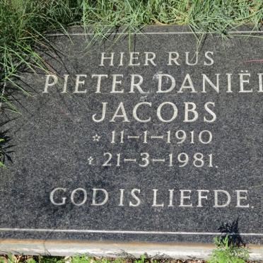 JACOBS Pieter Daniel 1910-1981
