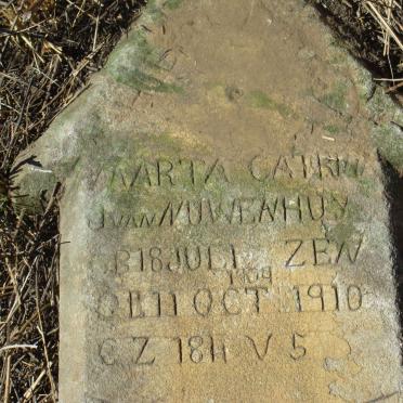 NUWENHUYZEN Marta Catrina, Jansen van 1904-1910