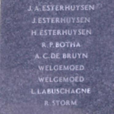 5. BOTHA P. :: MARAIS E. :: ESTHERHUYSEN J.A. :: ESTERHUYSEN J. :: ESTERHUYSEN H.