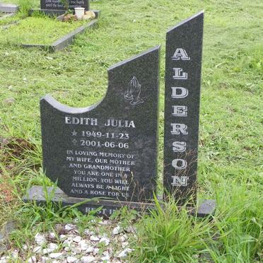 ALDERSON Edith Julia 1949-2001