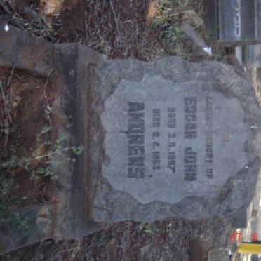 ANDREWS Edgar John 1887-1953