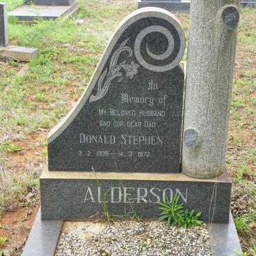 ALDERSON Donald Stephen 1908-1972 &amp; Ellen Iris 1914-1975 _2
