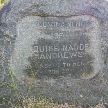 ANDREWS Louise Maud 1859-1944