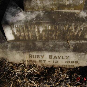 BAYLY Thelma Noel 1894-1895 ::  BAYLY Ruby 1869-1939