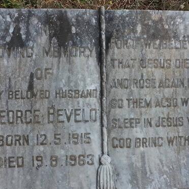 BEVELO George 1915-1963