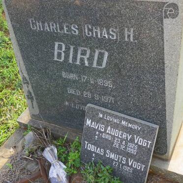 BIRD Charles H. 1895-1971 :: VOGT Tobias Smuts 1925-1998 &amp; Mavis Audery 1925-1990