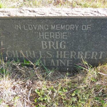 BLAINE Charles Herbert -1958