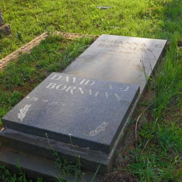 BORNMAN David A.J. 1920-1994 &amp; Johanna C. 1922-1965 _1