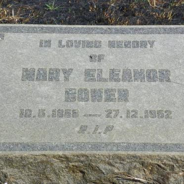 BOWER Mary Eleanor 1858-1952