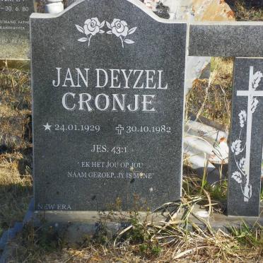 CRONJE Jan Deyzel 1929-1982