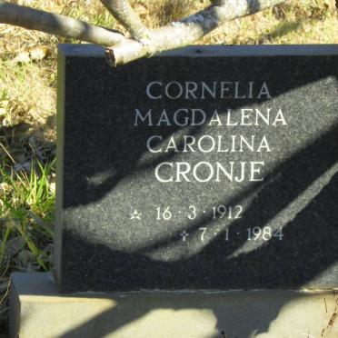 CRONJE Cornelia Magdalena Carolina 1912-1984