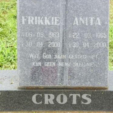 CROTS Frikkie 1963-2000 &amp; Anita 1965-2000
