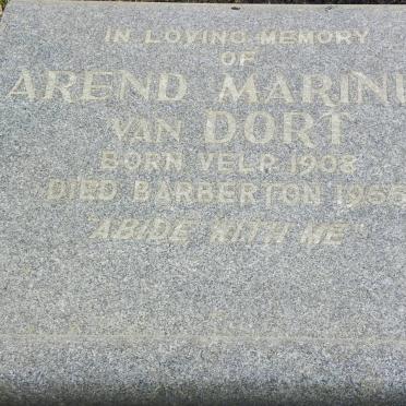 DORT Arend Marinus, van 1908-1955