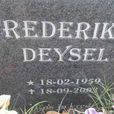 DEYSEL Frederik J. 1959-2003